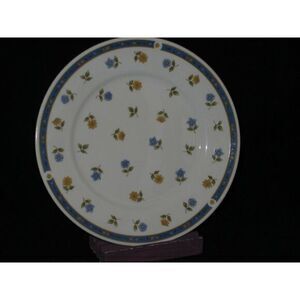 Anchor Hocking Savannah Salad Plate (s)‎ Blue Yellow Flowers